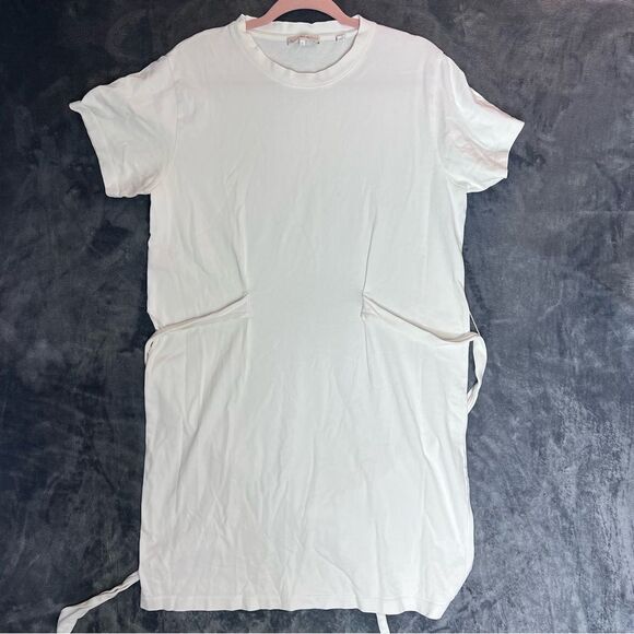 Vince Short-Sleeve Waist-Tie T-Shirt Dress - Picture 5 of 11